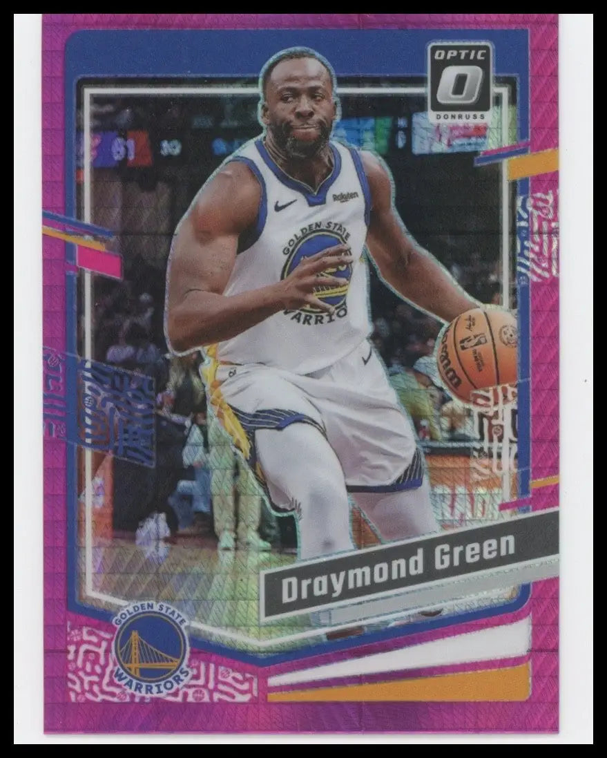 2023-24 Panini Donruss Optic Pink Hyper Draymond Green #57 Golden State Warriors