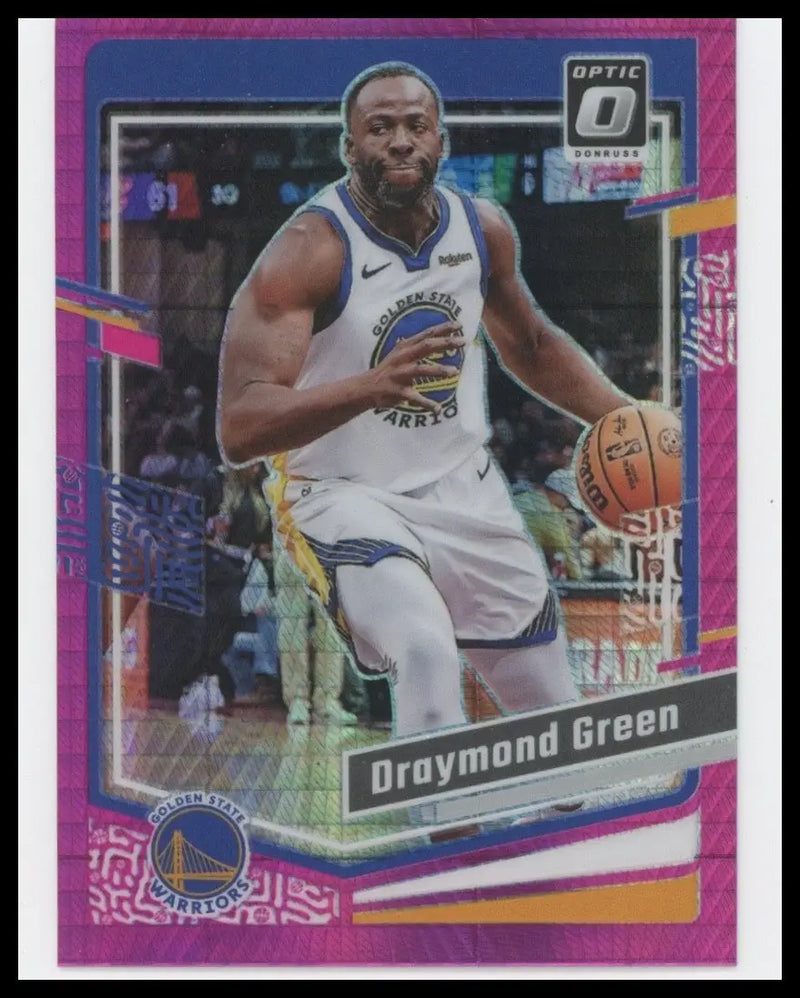 2023-24 Panini Donruss Optic Pink Hyper Draymond Green #57 Golden State Warriors