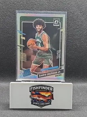 2023-24 Panini Donruss Optic - Rated Rookie Andre Jackson #249 Holo Prizm (RC) - Basketball Card Single