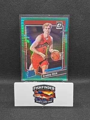 2023-24 Panini Donruss Optic - Rated Rookie Gradey Dick #212 Green Hyper... - Basketball Card Single