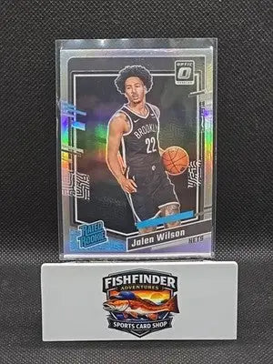 2023-24 Panini Donruss Optic - Rated Rookie Jalen Wilson #206 Holo Prizm (RC) - Basketball Card Single