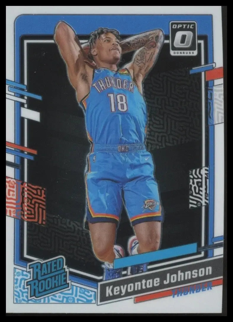 2023-24 Panini Donruss Optic Rookie Keyontae Johnson #237 Oklahoma City Thunder - Basketball Card Single