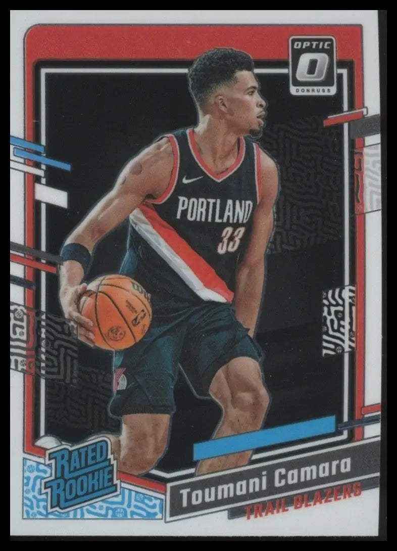 2023-24 Panini Donruss Optic Rookie Toumani Camara #204 Portland Trail Blazers - Basketball Card Single