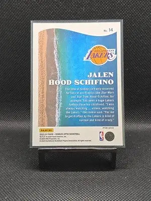 2023-24 Panini Donruss Optic - Splash! Jalen Hood-Schifino #14 Holo Prizm (RC) - Basketball Card Single