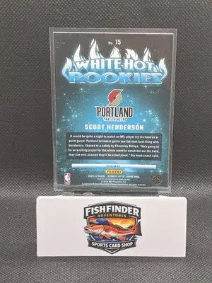 2023-24 Panini Donruss Optic - White Hot Rookies Scoot Henderson #15 Holo Prizm - Basketball Card Single