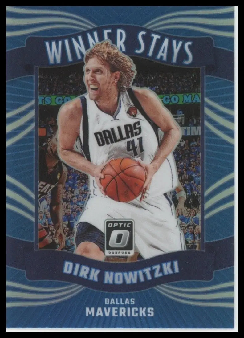 2023-24 Panini Donruss Optic - Winner Stays Dirk Nowitzki #4 Holo Prizm - Basketball Card Single