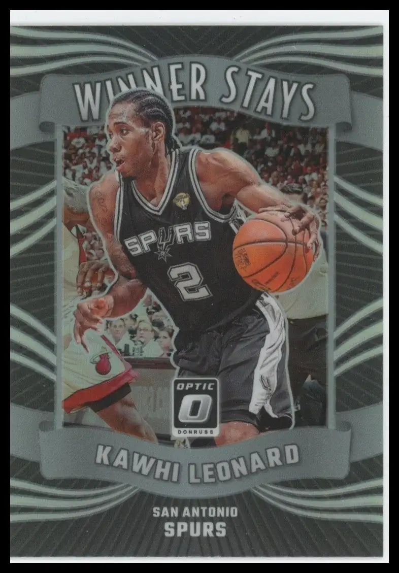2023-24 Panini Donruss Optic - Winner Stays Kawhi Leonard #18 Holo Prizm - Basketball Card Single