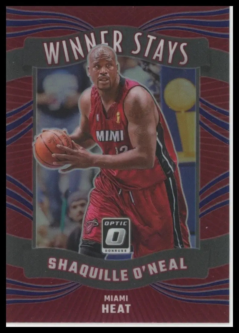 2023-24 Panini Donruss Optic - Winner Stays Shaquille O’Neal #17 Purple Prizm - Basketball Card Single