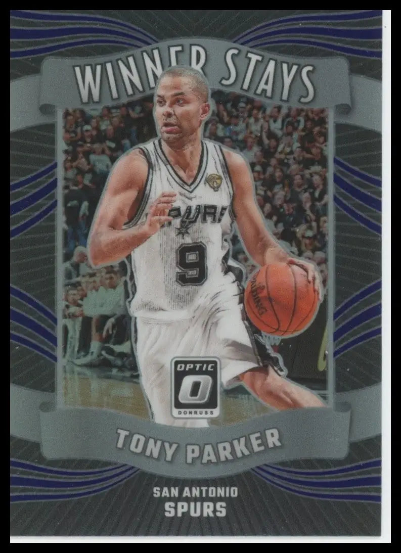 2023-24 Panini Donruss Optic - Winner Stays Tony Parker #15 Purple Prizm - Basketball Card Single