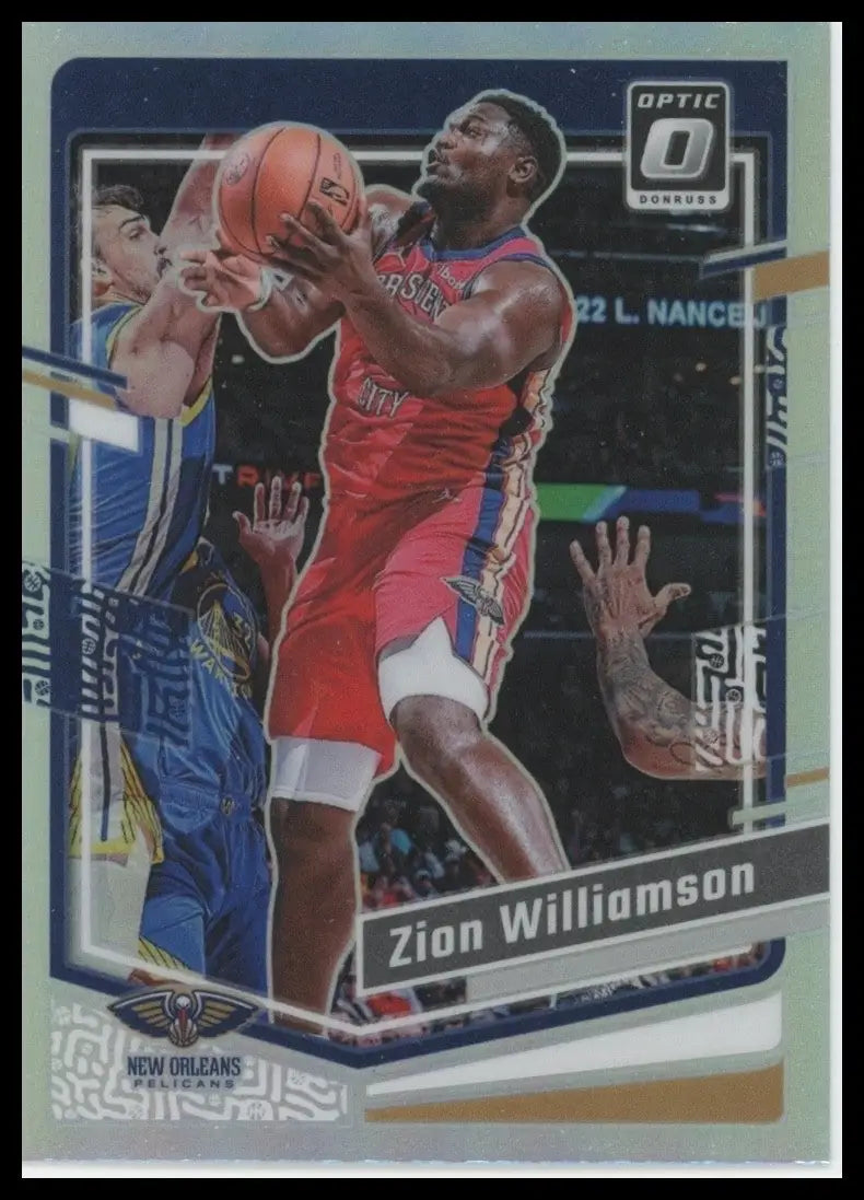 2023-24 Panini Donruss Optic - Zion Williamson #35 Holo Prizm - Basketball Card Single
