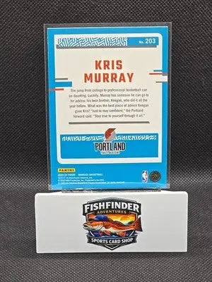 2023-24 Panini Donruss - Rated Rookie Kris Murray #203 Red (RC) - Basketball Card Single