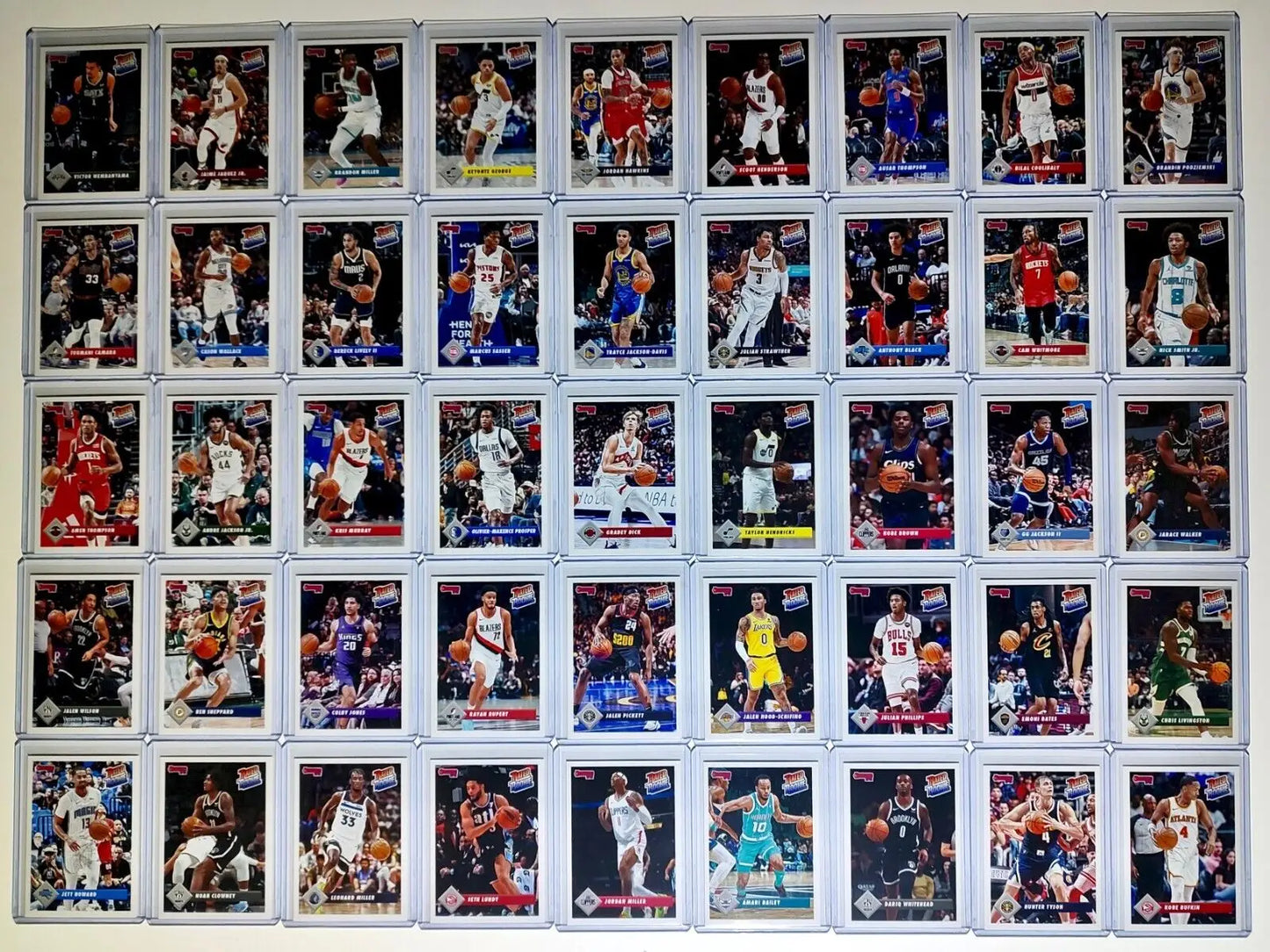 2023-24 Panini Donruss Rated Rookie NBA Complete 45 Card Basketball Set 1/715 - Basketball Card Single