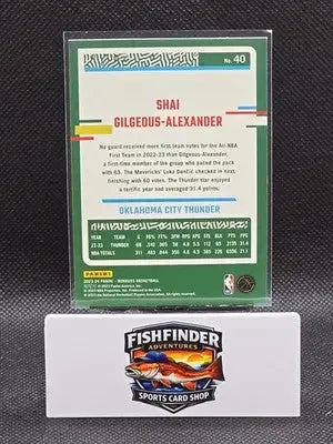 2023-24 Panini Donruss - Shai Gilgeous-Alexander #40 Press Proof Silver - Basketball Card Single
