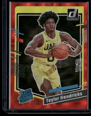 2023-24 Panini Donruss Taylor Hendricks #208 Rated Rookie Basketball - Basketball Card Single