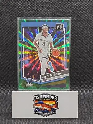 2023-24 Panini Donruss - Ziaire Williams #55 Holo Green Laser - Basketball Card Single