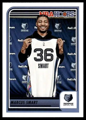Original gloss Panini Hoops Marcus Smart basketball card 2023-24 Grizzlies NM-MT