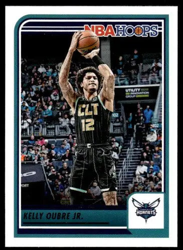 Original gloss basketball trading card of Kelly Oubre from Panini Hoops 2023-24