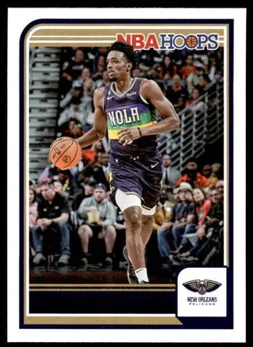 NBA Hoops basketball card featuring Herbert Jones from 2023-24 Panini Hoops series