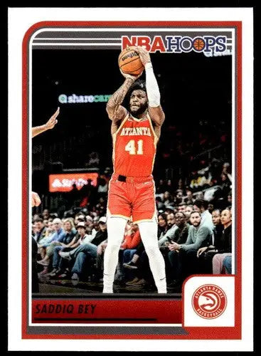 Panini Hoops Saddiq Bey basketball card with original gloss from 2023-24 collection