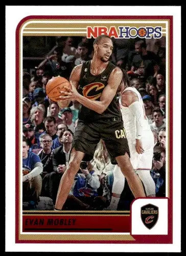 Evan Mobley NBA Hoops trading card from Panini Hoops 2023-24 original gloss near mint