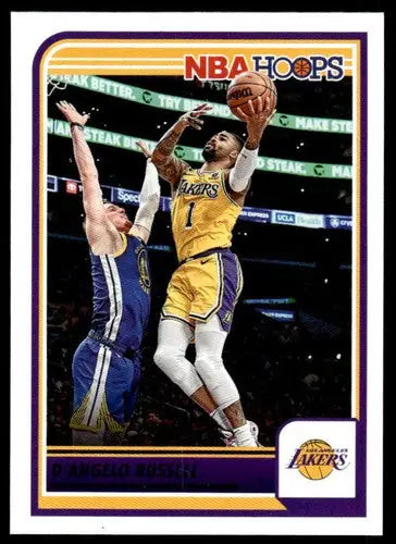Panini Hoops D’Angelo Russell basketball card with original gloss from 2023-24 series