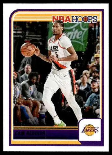 NBA Hoops Cam Reddish basketball card with original gloss from 2023-24 Panini Hoops