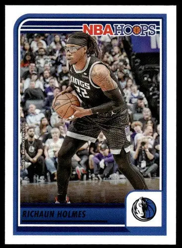 2023-24 Panini Hoops Richaun Holmes basketball card with original gloss, Near Mint condition