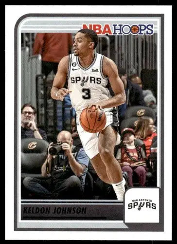2023-24 Panini Hoops #17 Keldon Johnson NM Near Mint Spurs ID:65511 - Basketball Card Single