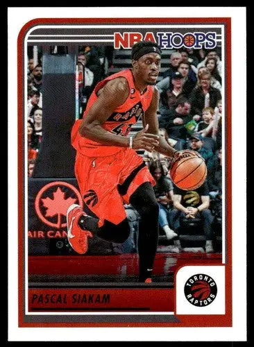 2023-24 Panini Hoops #185 Pascal Siakam NM Near Mint Raptors ID:65557 - Basketball Card Single