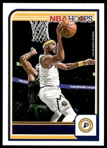 Original gloss Panini Hoops basketball card featuring Bruce Brown from 2023-24 Pacers