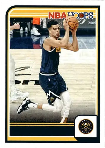 Original gloss basketball trading card featuring Michael Porter Jr. from Panini Hoops 2023
