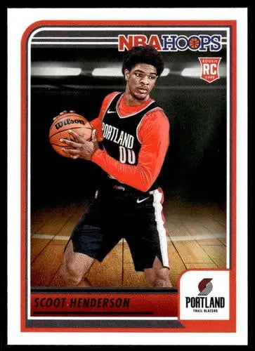 2023-24 Panini Hoops #232 Scoot Henderson NM Near Mint RC Rookie Blazer ID:65568 - Basketball Card Single