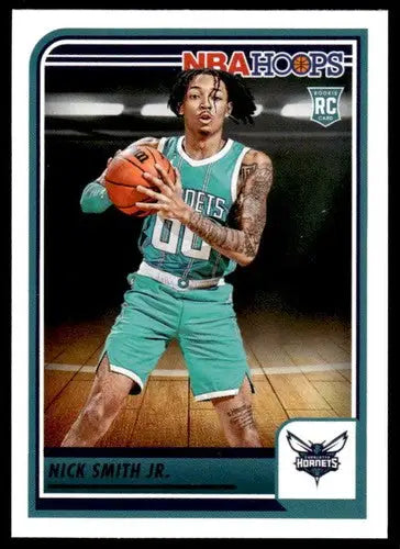 2023-24 Panini Hoops #235 Nick Smith Jr. NM Near Mint RC Rookie Hornets ID:65569 - Basketball Card Single