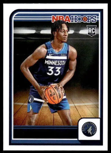 NBA Hoops rookie card featuring Leonard Miller Timberwolves original gloss Panini Hoops 2023-24