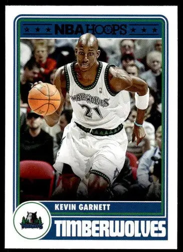 Original gloss Panini Hoops Kevin Garnett basketball card from 2023-24 Timberwolves series