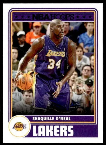 Panini Hoops Shaquille O’Neal basketball card with original gloss from 2023-24 collection