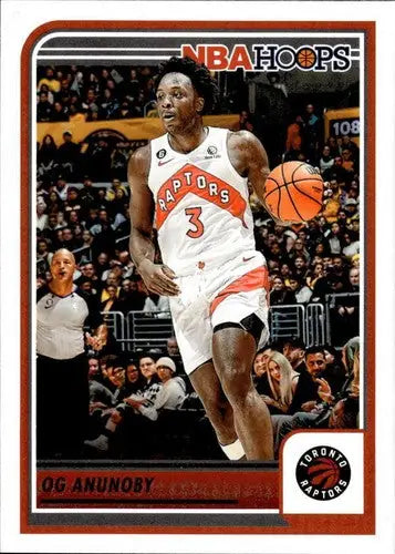 2023-24 Panini Hoops #37 OG Anunoby NM Near Mint Raptors ID:65516 - Basketball Card Single