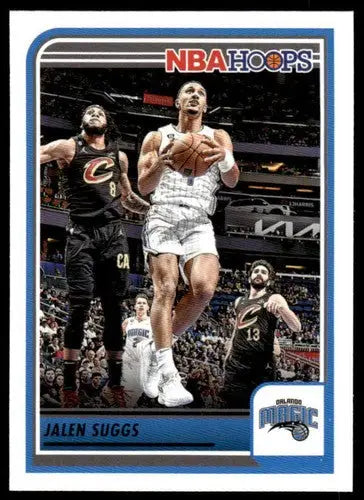 Original gloss Panini Hoops Jalen Suggs basketball card from 2023-24 Magic release