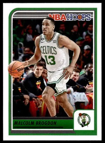 Original gloss Panini Hoops Malcolm Brogdon basketball card from 2023-24 collection