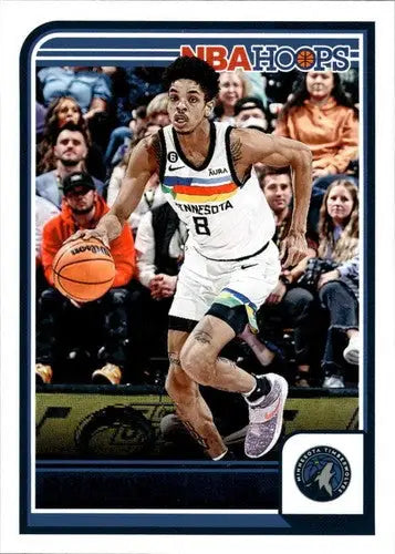 NBA Hoops basketball card of Josh Minott from Panini Hoops 2023-24 series