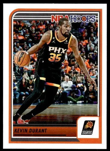 2023-24 Panini Hoops Kevin Durant basketball card with original gloss Suns ID 68441