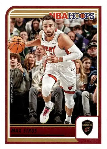 2023-24 Panini Hoops Max Strus basketball card with original gloss, Cavaliers ID 68447