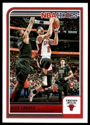 Alex Caruso basketball card from Panini Hoops 2023-24 with original gloss Near Mint