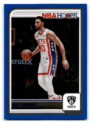 2023-24 Panini Hoops Blue #184 Ben Simmons NM Near Mint Nets ID:65504 - Basketball Card Single