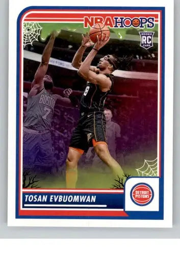 Original gloss Panini Hoops Haunted Tosan Evbuomwan basketball card for Panini Hoops fans
