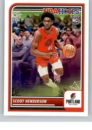 2023-24 Panini Hoops Haunted #137 Scoot Henderson NM-MT Blazers ID:74934 - Basketball Card Single