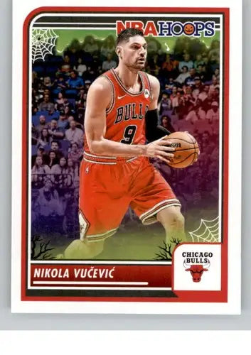 Original gloss Panini Hoops Haunted Nikola Vucevic 2023-24 NBA Hoops Halloween card