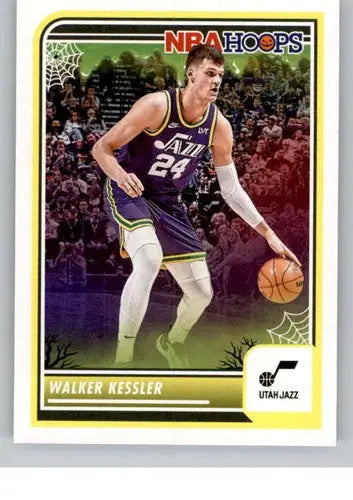 Panini Hoops Haunted Walker Kessler basketball card from 2023-24 Panini Hoops Haunted series