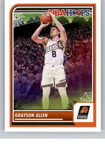 2023-24 Panini Hoops Haunted Grayson Allen basketball card NM-MT Suns ID 74948