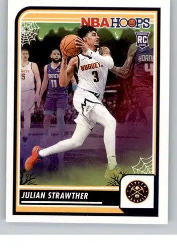 Panini Hoops Haunted Julian Strawther basketball card from 2023-24 Nuggets series